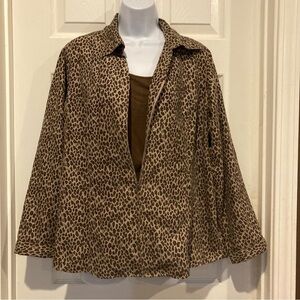 Ladies Croft and Barrow Leopard Jacket